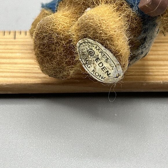 Paddington Bear‎ 2 1/2”Flocked vintage - Picture 10 of 10